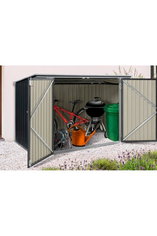 Abri de jardin en métal multi rangements