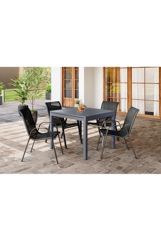 Ensemble repas - 8 places - Table extensible