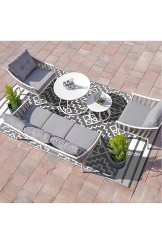 Tapis extérieur rectangulaire Inca  - Gris - 160 x 240 cm