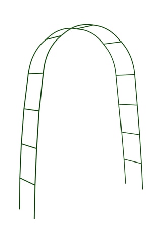 2 arches de jardin - Vert - 150 x 40 x 235 cm