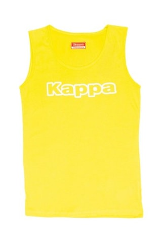 Camiseta de tirantes y short  - Blanco, negro y amarillo