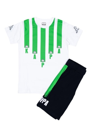 Camiseta - Blanco y verde