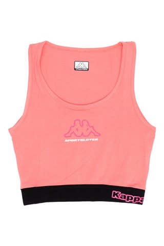 Camiseta de tirantes  - Negro y naranja