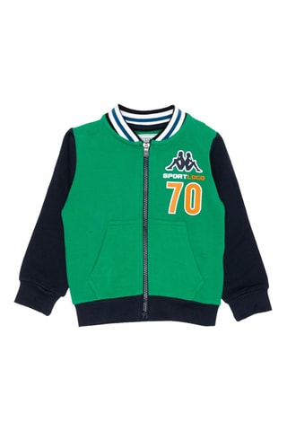 Conjunto de chaqueta y pantalón de chándal  - Negro y verde