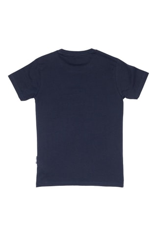 Camiseta - Blanco y azul