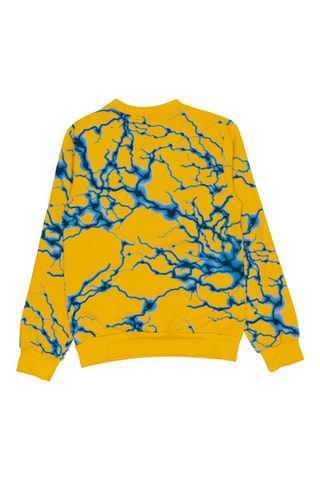 Conjunto de sudadera y pantalón de chándal  - Azul y amarillo