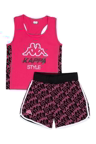 Camiseta de tirantes y short  - Blanco y negro