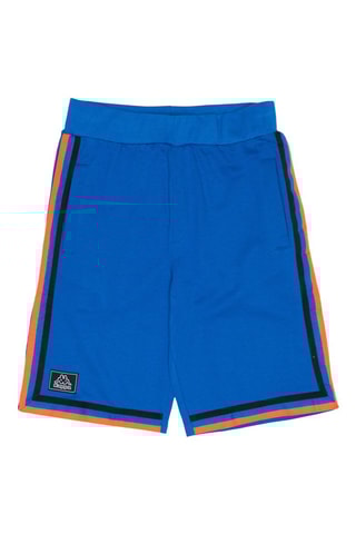 Short  - Azul, negro y naranja