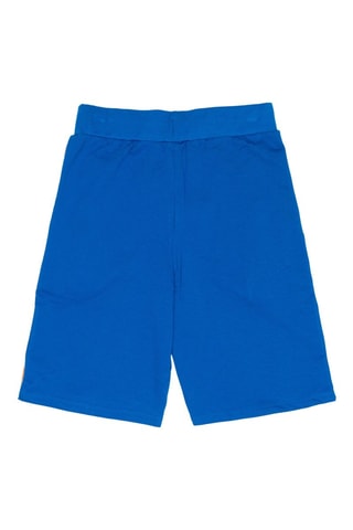 Short  - Azul, negro y naranja