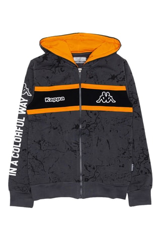 Conjunto de sudadera con capucha y pantalón de chándal  - Negro y gris