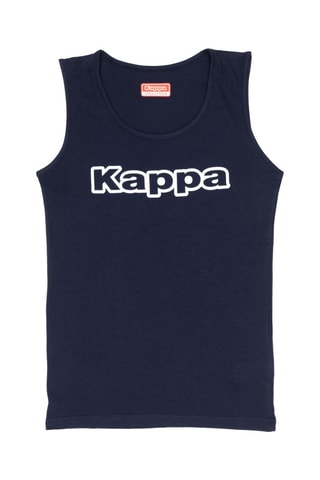 Camiseta de tirantes  - Blanco y azul