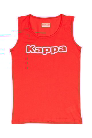 Camiseta de tirantes y short  - Blanco, negro y naranja