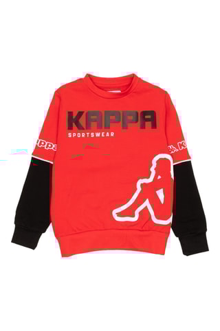 Conjunto de sudadera y pantalón de chándal  - Negro y rojo