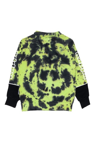 Conjunto de sudadera y pantalón de chándal  - Negro y verde