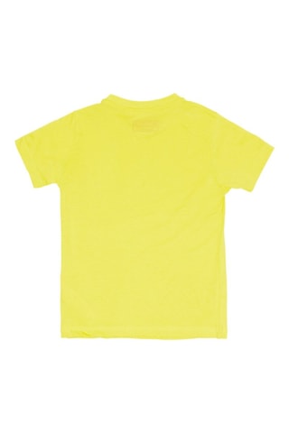 Camiseta - Blanco y amarillo