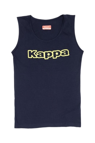 Camiseta de tirantes  - Azul y amarillo