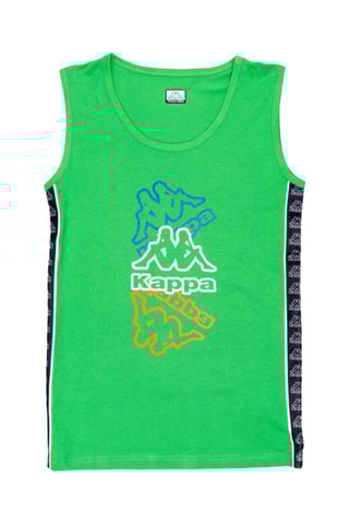 Camiseta de tirantes y short  - Blanco, negro y verde