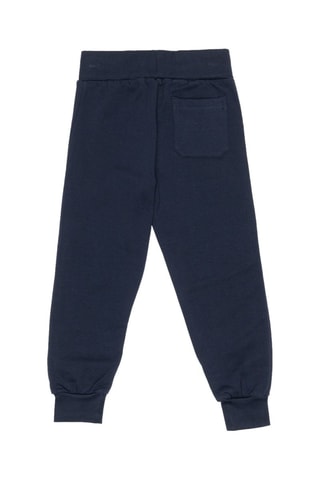 Conjunto de sudadera y pantalón de chándal  - Azul y naranja