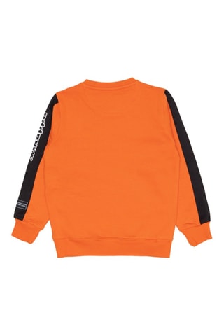 Sudadera  - Negro y naranja