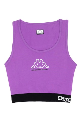 Camiseta de tirantes  - Negro y violeta