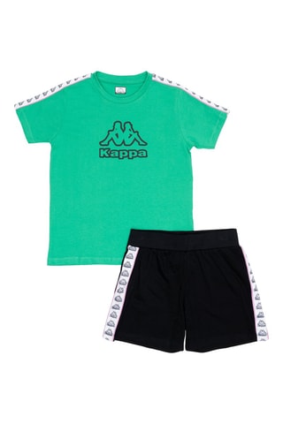 Camiseta - Blanco, negro y verde