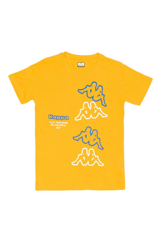 Camiseta - Blanco y amarillo