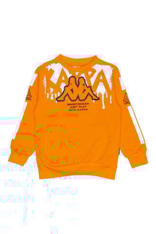 Conjunto de sudadera y pantalón de chándal  - Azul y naranja