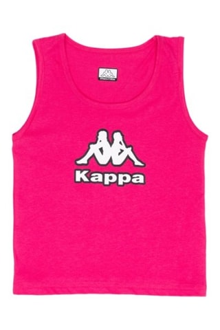 Camiseta de tirantes  - Blanco, negro y rosa