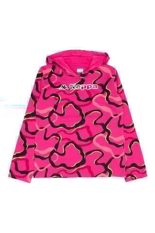 Sudadera con capucha  - Negro, amarillo y rosa