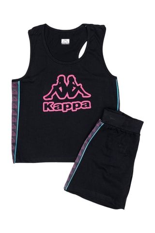 Camiseta de tirantes y short  - Negro