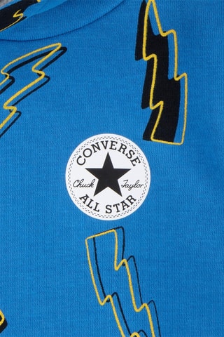 Felpa con cappuccio e pantaloni sportivi   - Nero e blu