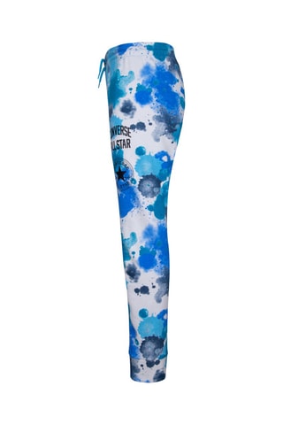 Pantaloni sportivi tie and dye   - Bianco, blu e nero