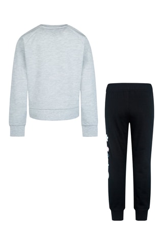 Felpa e pantaloni sportivi   - Nero e grigio