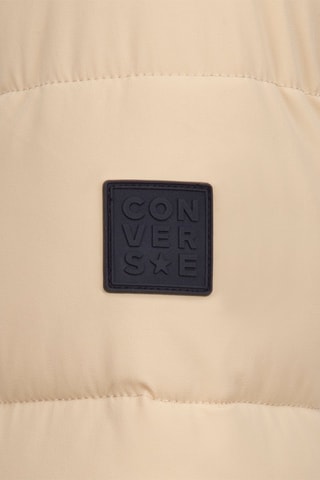 Piumino con cappuccio - Beige