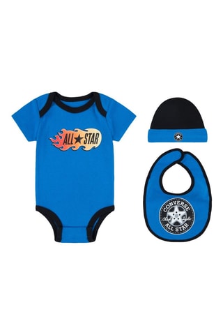 Set 3 pezzi   - Bianco, nero e blu