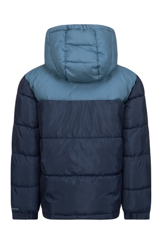 Piumino con cappuccio - Blu