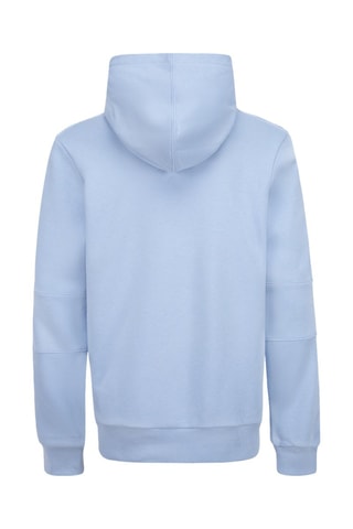 Felpa con cappuccio   - Bianco e blu