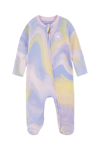 Tutina - Bianco, blu e rosa