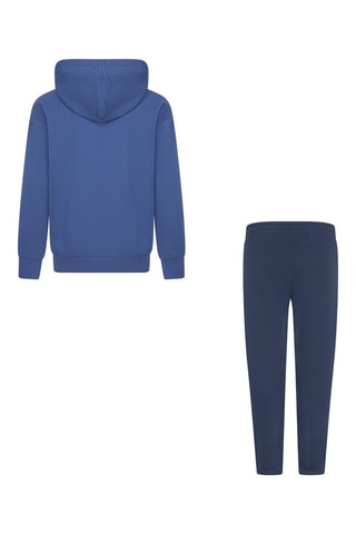 Felpa con cappuccio e pantaloni sportivi   - Blu