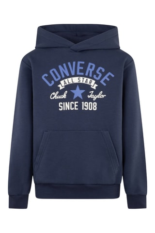 Felpa con cappuccio  - Blu