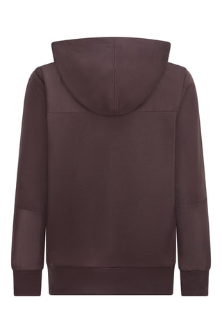 Felpa con cappuccio - Marrone e bianco