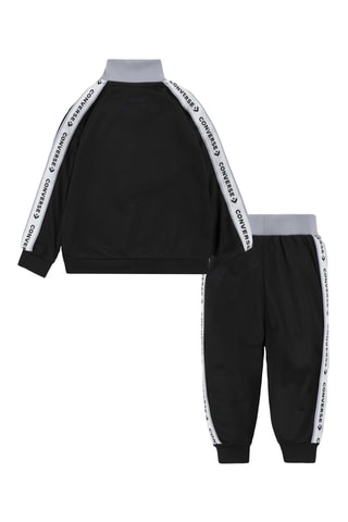 Felpa e pantaloni   - Bianco, nero e grigio