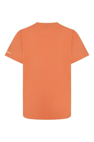 T-shirt in cotone bio  - Bianco, verde e arancione