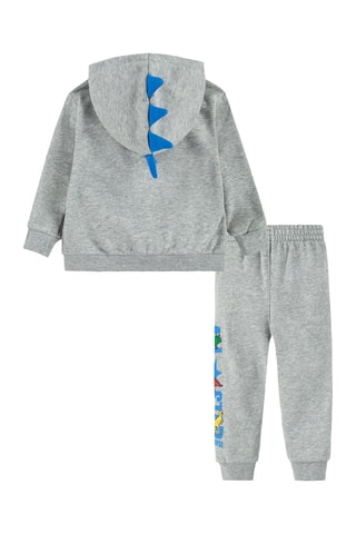 Felpa con cappuccio e pantaloni sportivi  - Grigio