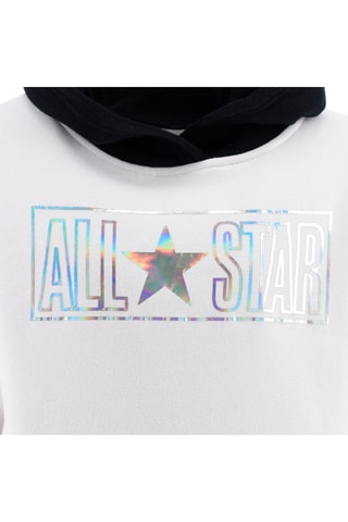 Felpa con cappuccio  - Bianco