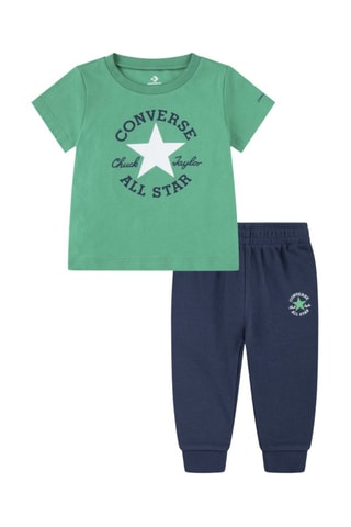 T-shirt e pantaloni sportivi  - Blu