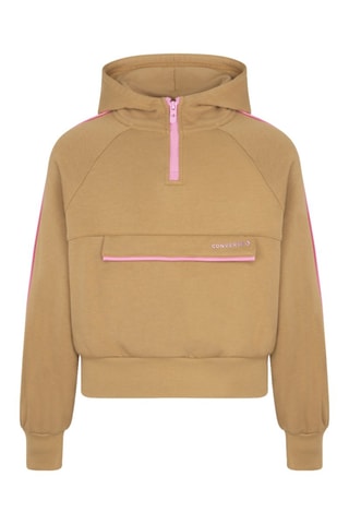 Felpa con cappuccio - Beige