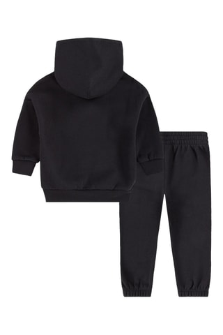 Felpa con cappuccio e pantaloni   - Nero e grigio