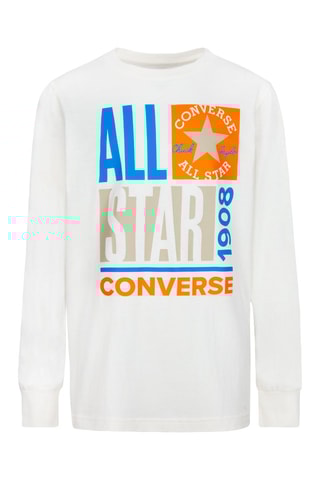 T-shirt   - Bianco, beige e blu