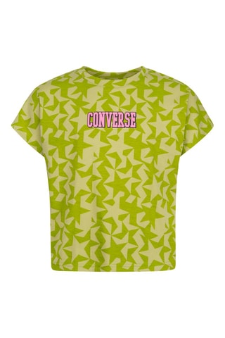 T-shirt  - Verde e rosa